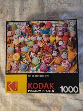 CraZArt Variety Of Colorful Ice Cream 1000 Piece Puzzle